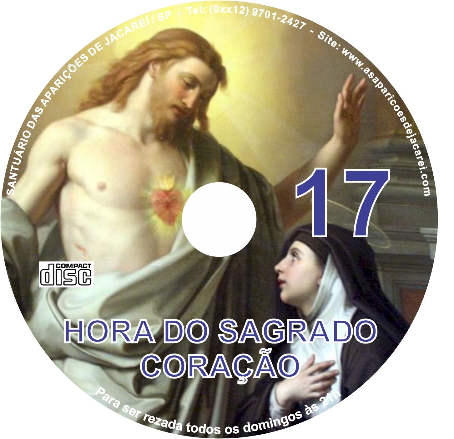 CD Hora do Sagrado Coração 17 CD Hora do Sagrado Coração 17